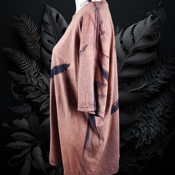 Scissors Bleached Shadow Shirt - Hairdressers Barber Gift - Vintage Reto 2X - Picture 4 of 9